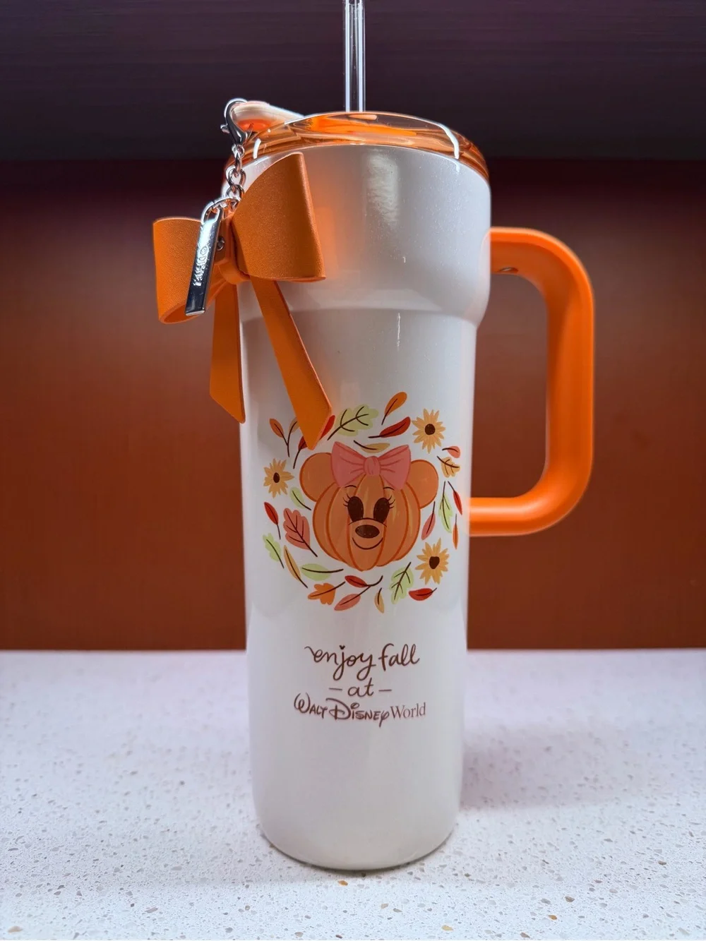 NEW 2026 DISNEY WORLD STARBUCKS PUMPKIN SPICE FALL COLLECTION 24oz TUMBLER